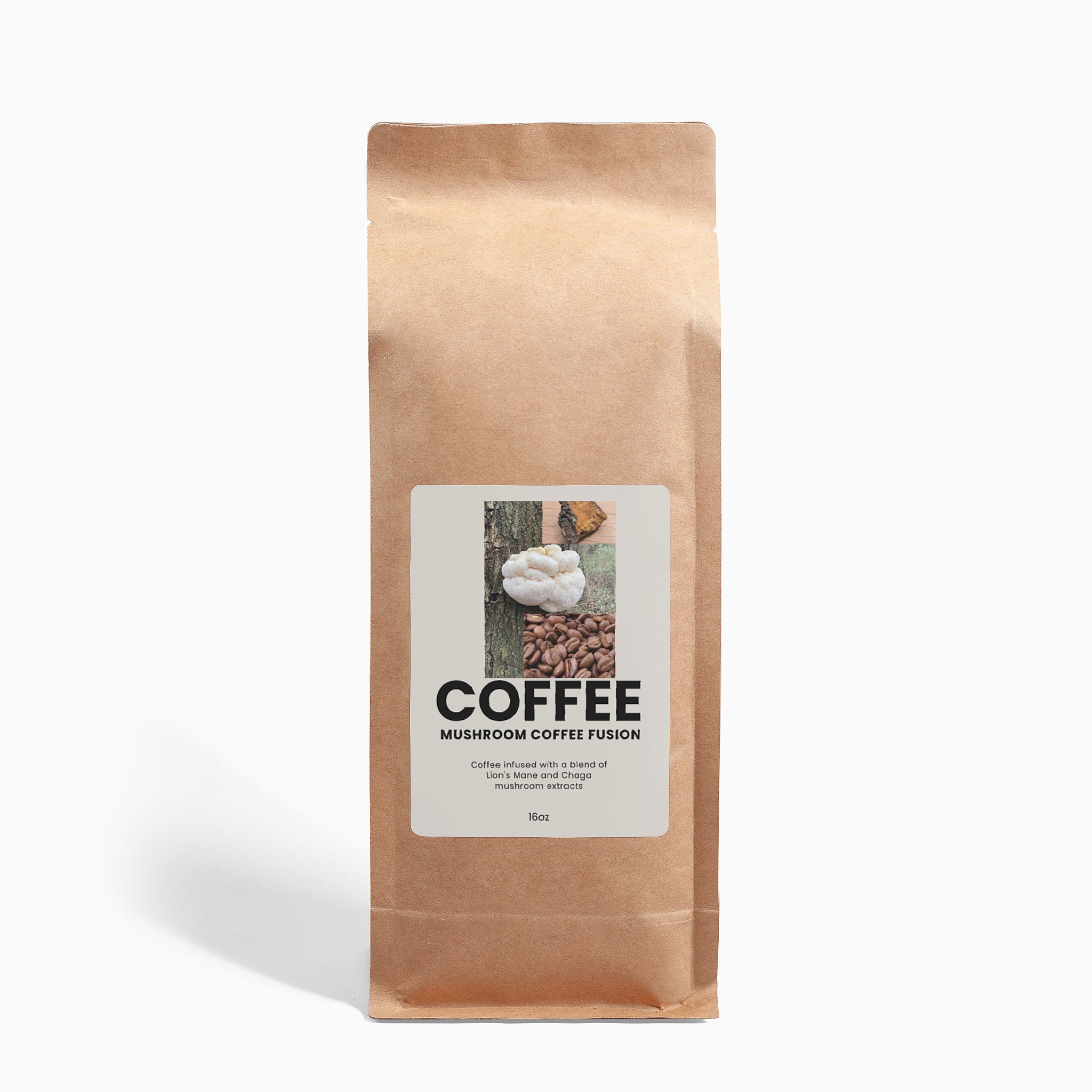 Mushroom Coffee Fusion - Lion’s Mane & Chaga 16oz